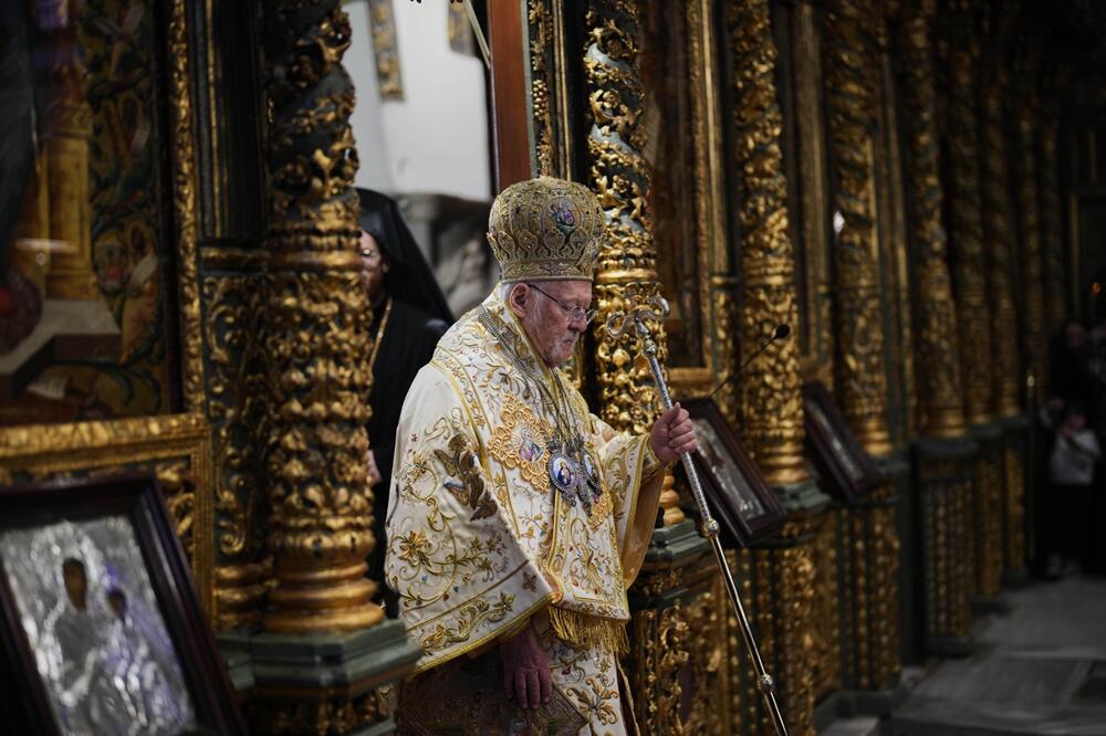Vaseljenski patrijarh Vartolomej, Foto: Beta/AP