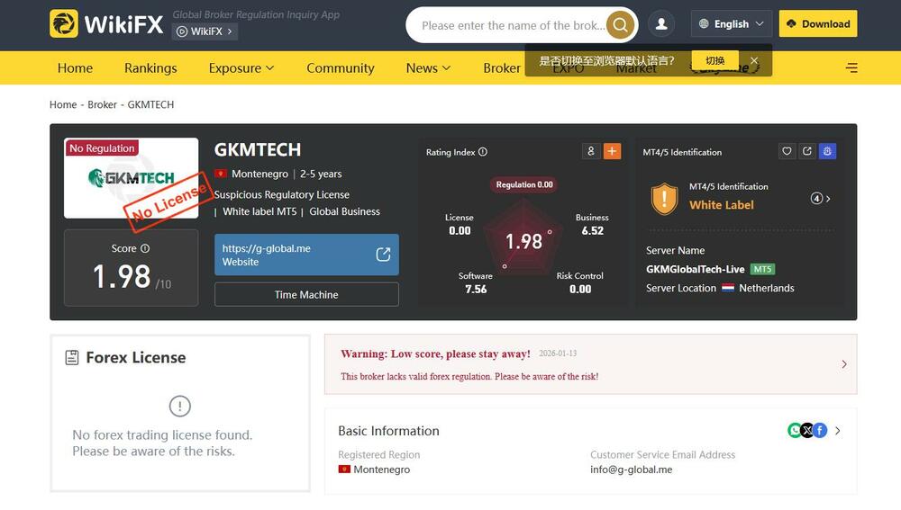 GKMTECH izgubio licencu Forex dan nakon upozorenja