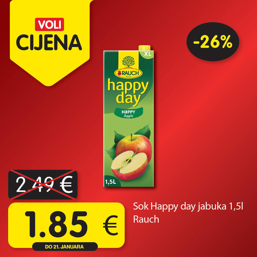 <p><em>U svim Voli i Naš diskont marketima, svakog četvrtka vas očekuje novi krug vaših omiljenih Voli cijena.</em></p>