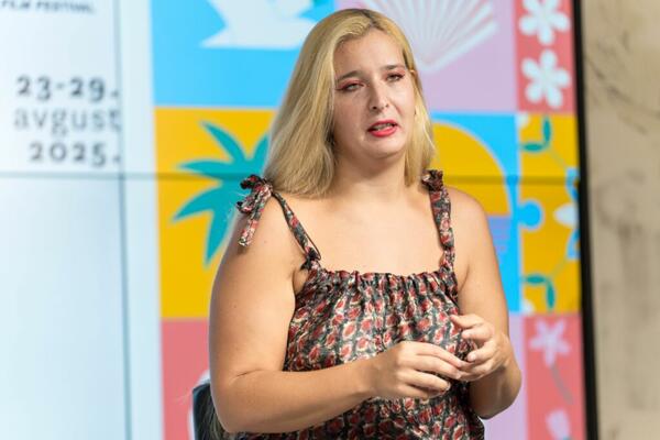 Sara Stijović i Jelena Đukić na Slano Film Daysu