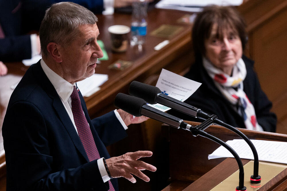 Babiš u parlamentu, Foto: Reuters