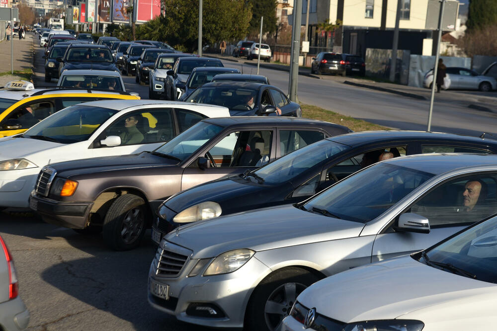 Sa današnje blokade, Foto: Boris Pejović