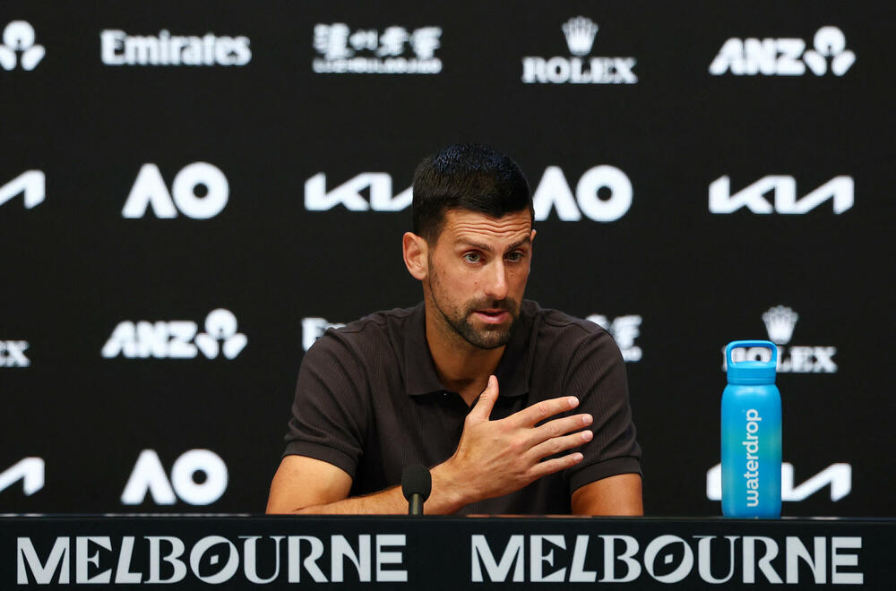 Đoković na konferenciji u Melburnu