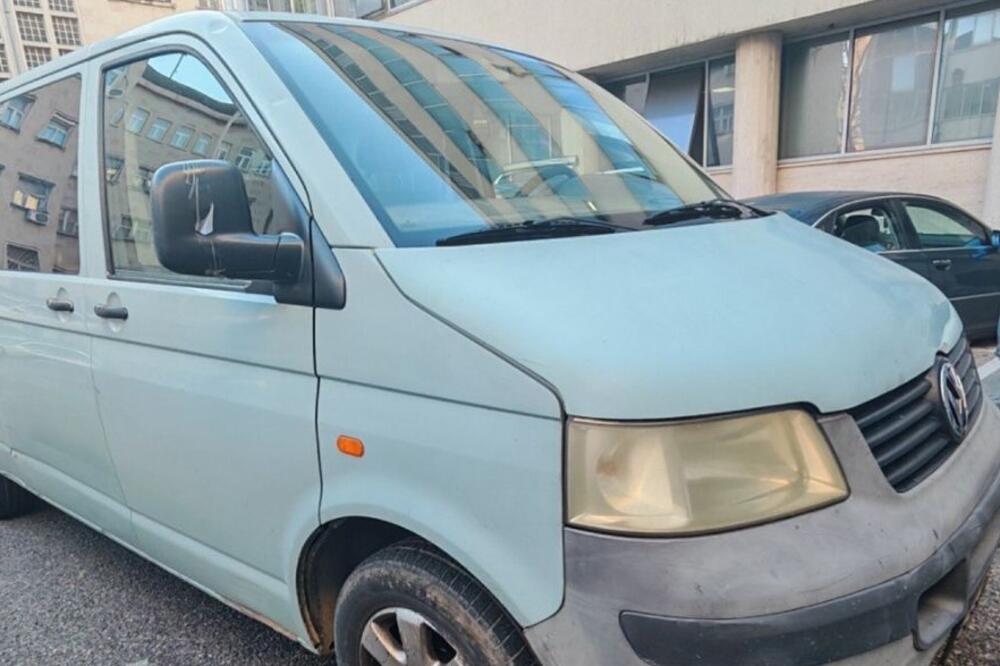 Oduzeti kombi, Foto: Uprava policije