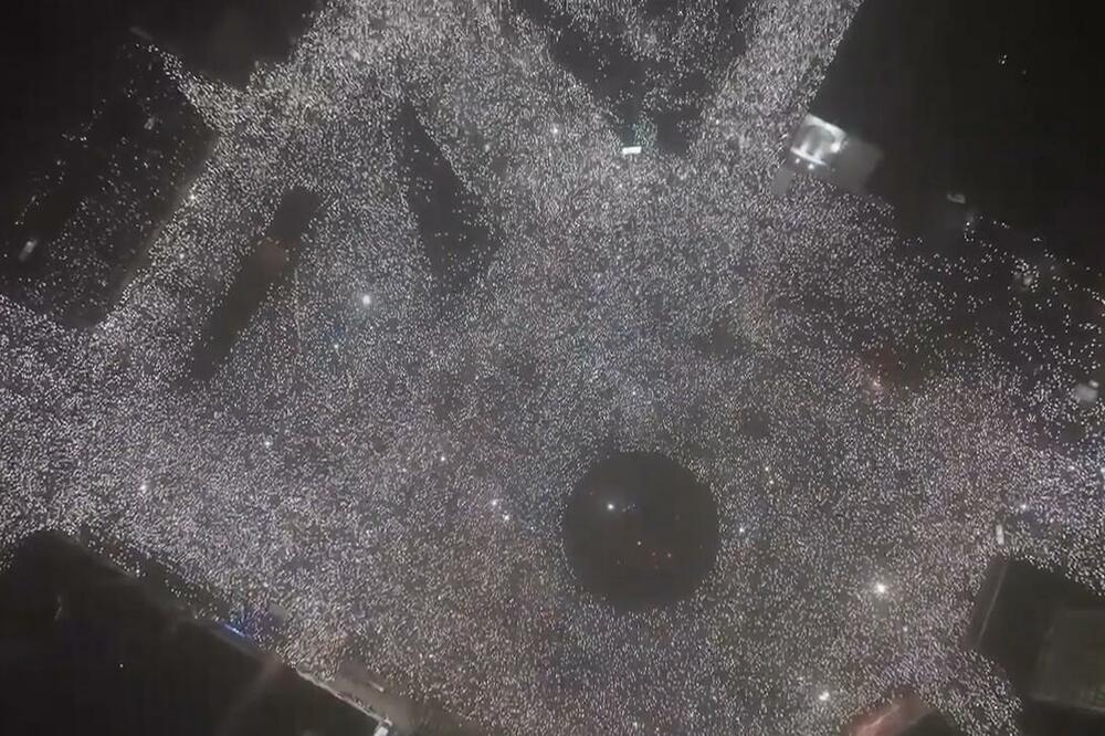 Detalj iz Beograda 15.03.2025. godine, Foto: Screenshot/Youtube/Čevu Joanidis