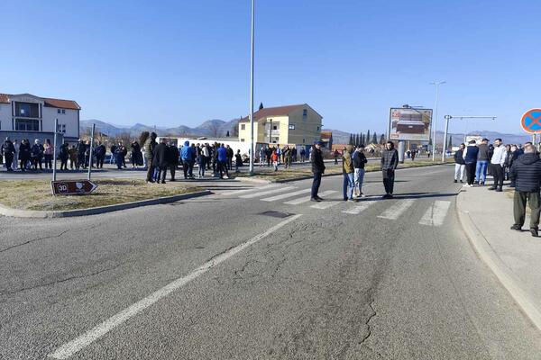 Odblokiran kružni tok ka Aerodromu Podgorica; Terzić: Govore da će...
