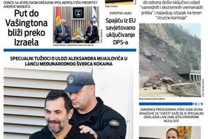 Naslovna strana "Vijesti" za 19. januar 2026.