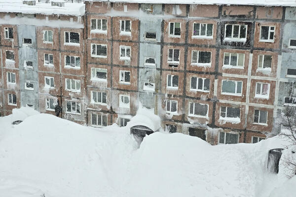 Rekordne sniježne padavine na ruskom Dalekom istoku donijele...