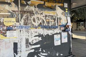 Uvredljivi posteri na kojima su Spalević i članovi uprave...