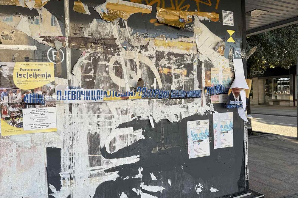 Jedno od mjesta gdje su bili zalijepljeni posteri, Foto: Nikola Saveljić