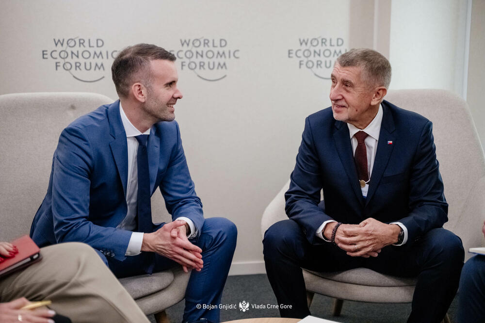 Spajić i Babiš, Foto: Bojan Gnjidić/Vlada Crne Gore