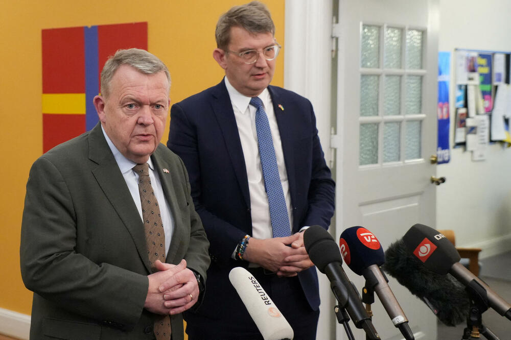 Danski ministar vanjskih poslova Lars Rasmusen i ministar odbrane Trols Lund Poulsen, Foto: REUTERS