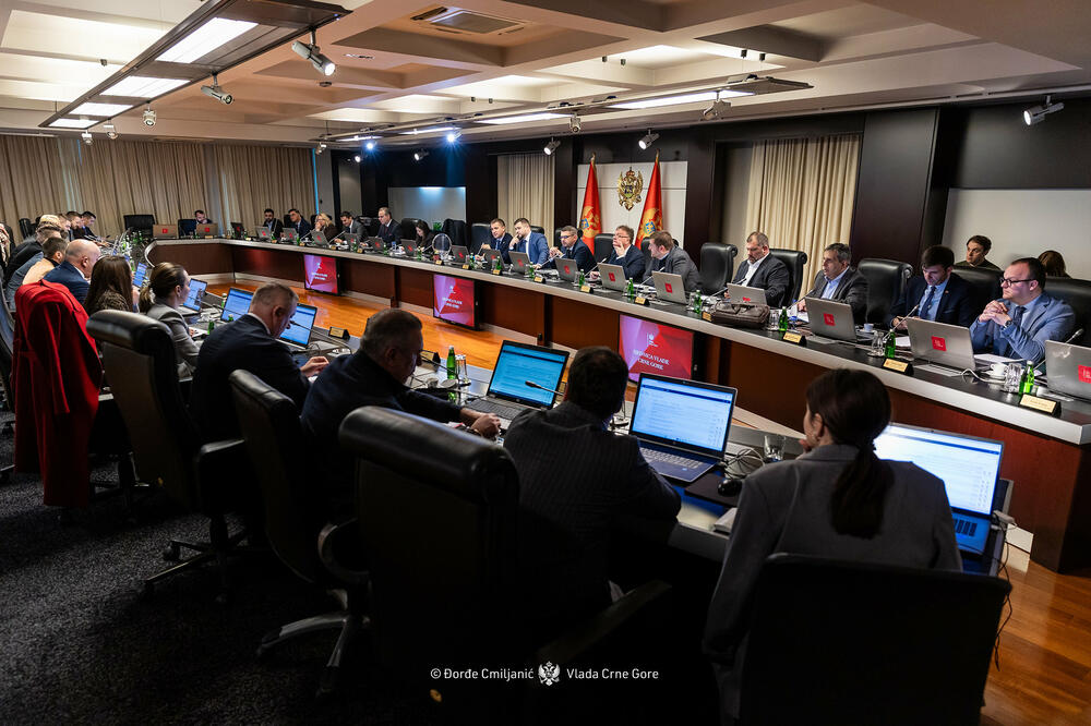 Sa današnje sjednice Vlade, Foto: Đorđe Cmiljanić/Vlada Crne Gore