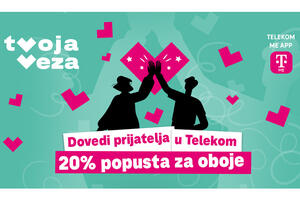 Preporuči i uštedi: 20% popusta za oboje uz &bdquo;Tvoju vezu&ldquo;