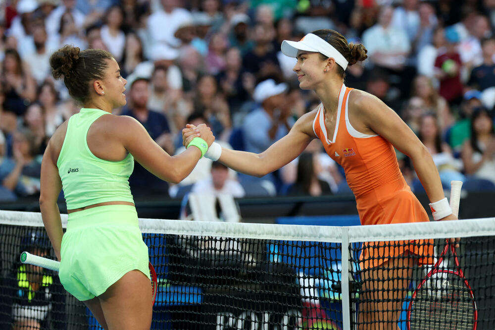 Jović je danas prvi put pobijedila igračicu iz svjetskog vrha, Foto: REUTERS