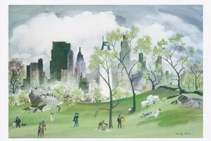 Trenutak susreta prirode i grada: Zapis o slici &ldquo;Proljeće u...