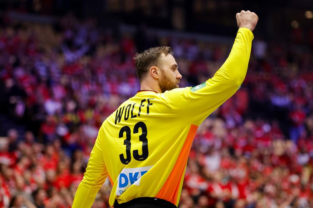 Sa 22 odbrane predvodio Njemačku: Andreas Volf, Foto: EHF EURO/X