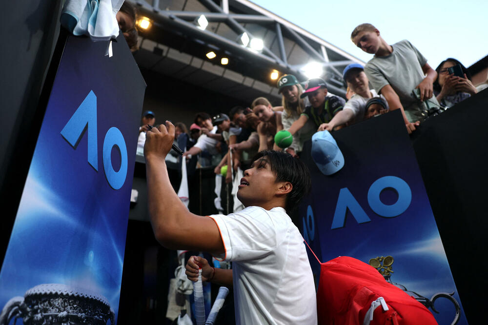 Utisak je da Tijen "spustio gas" u finišu meča s Medom, Foto: REUTERS