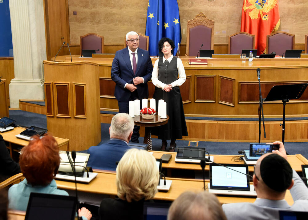 <p>Crna Gora i Izrael, kao i srpski i jevrejski narod, danas treba da grade zajedničku budućnost, kazao je predsjednik Skupštine</p>