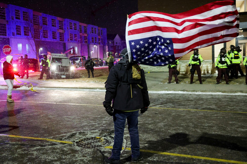 Sa protesta u Mineapolisu, Foto: REUTERS