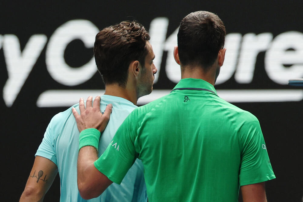 Muzeti i Đoković nakon meča, Foto: Reuters