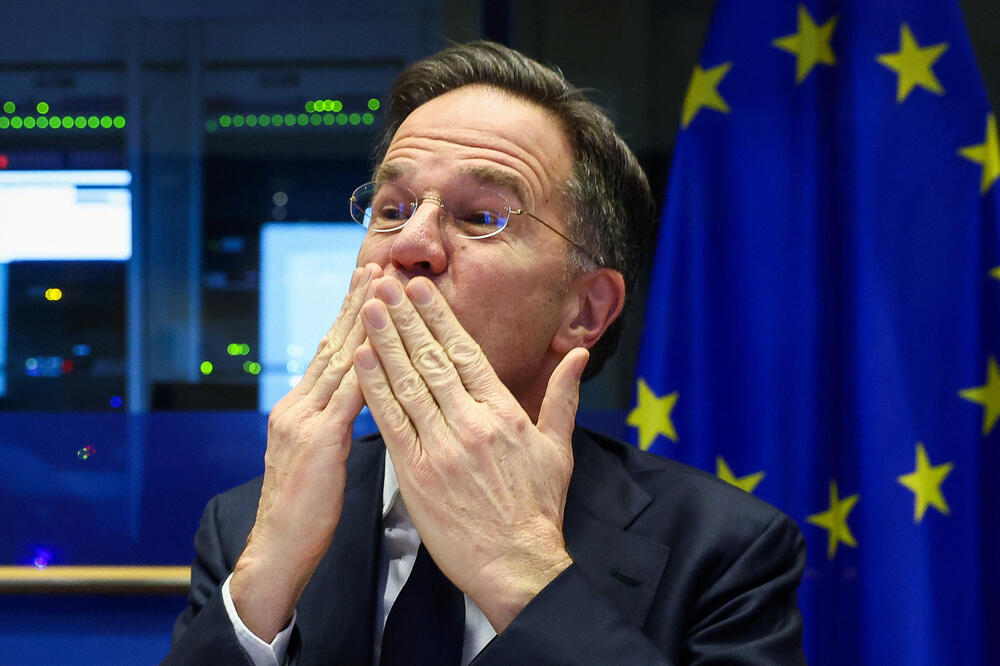 Mark Rute pred odborom EP-a u ponedjeljak, Foto: Rojters
