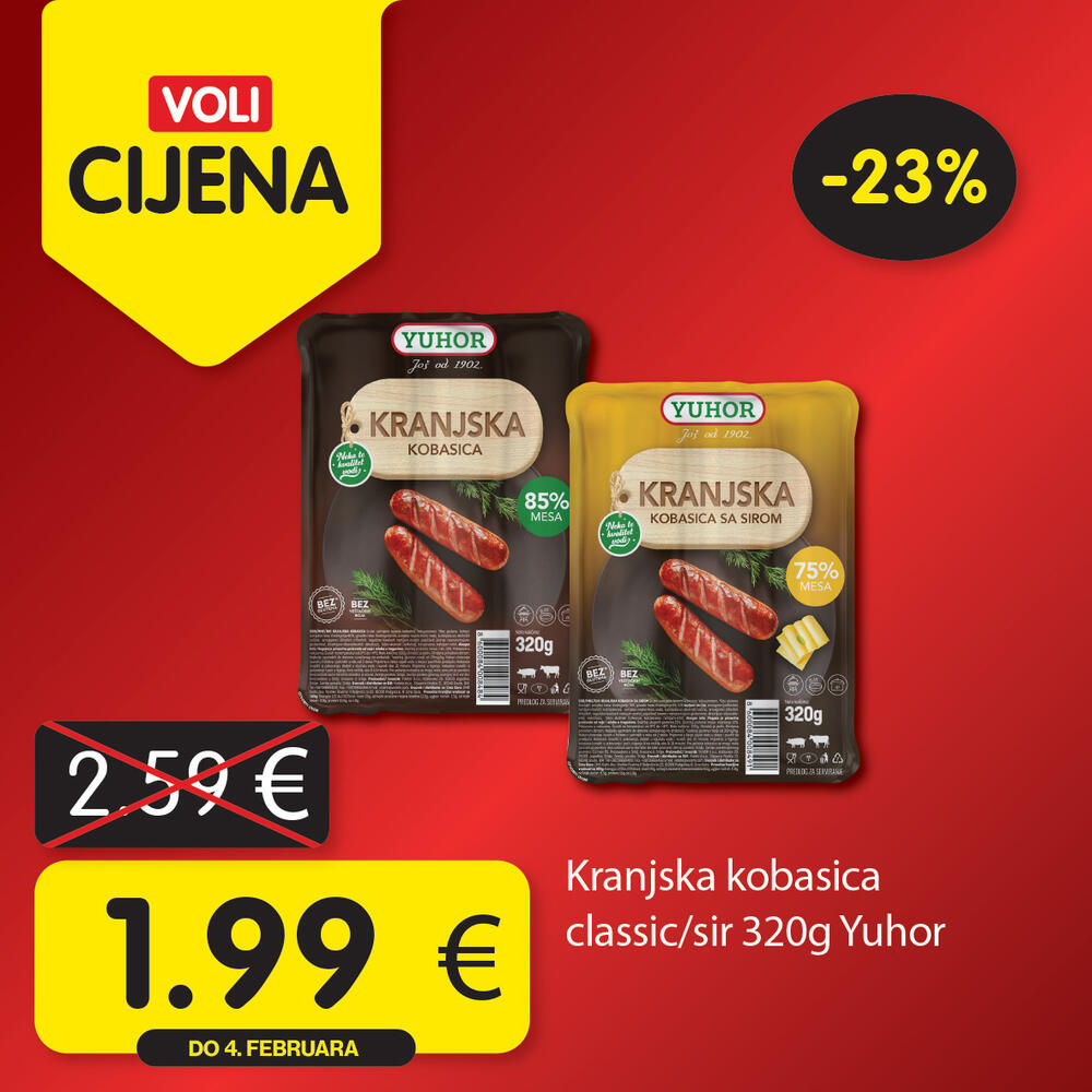 <p>Nova sedmica donosi nova sniženja &ndash; pažljivo odabrani proizvodi, provjerenog kvaliteta po cijenama koje volite.</p>