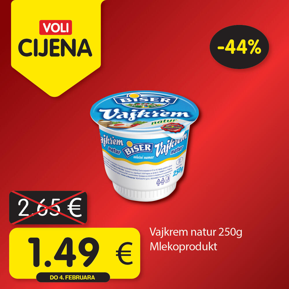 <p>Nova sedmica donosi nova sniženja &ndash; pažljivo odabrani proizvodi, provjerenog kvaliteta po cijenama koje volite.</p>