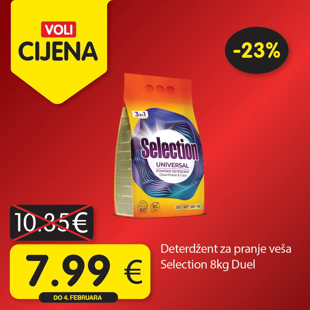 <p>Nova sedmica donosi nova sniženja &ndash; pažljivo odabrani proizvodi, provjerenog kvaliteta po cijenama koje volite.</p>