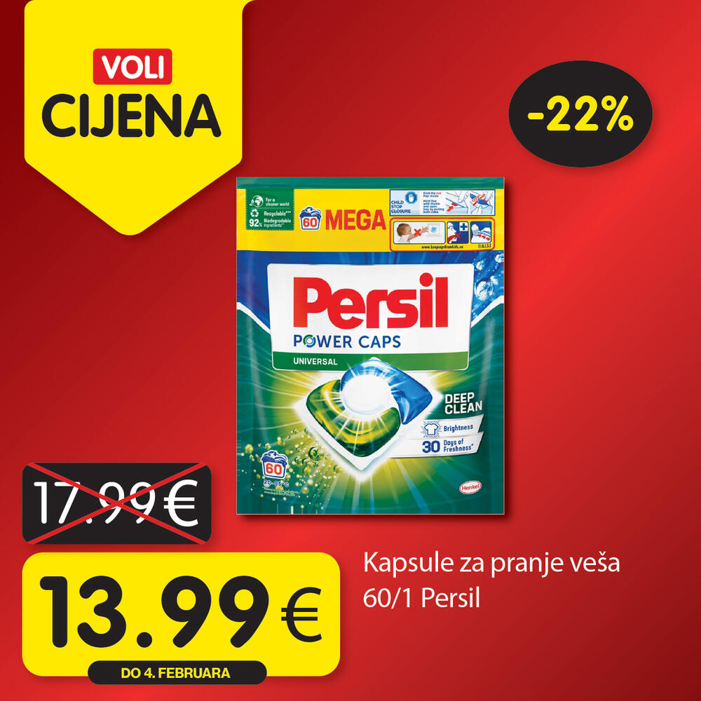 <p>Nova sedmica donosi nova sniženja &ndash; pažljivo odabrani proizvodi, provjerenog kvaliteta po cijenama koje volite.</p>