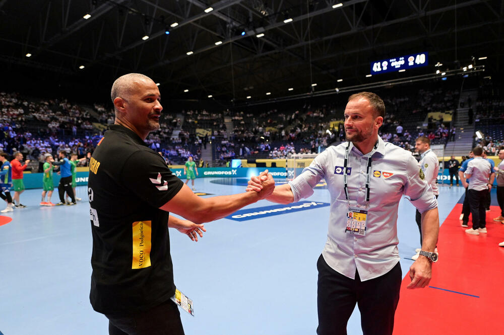 Dinar i Zorman pred meč na EHF Euru ovog januara, Foto: Kolektiff