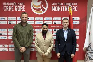 Dr Varun Sutra u posjeti Odbojkaškom savezu Crne Gore