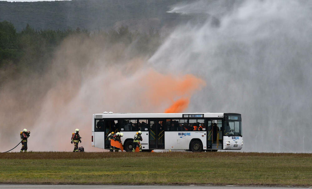 <p>Simulirali udes aviona na slijetanju</p>