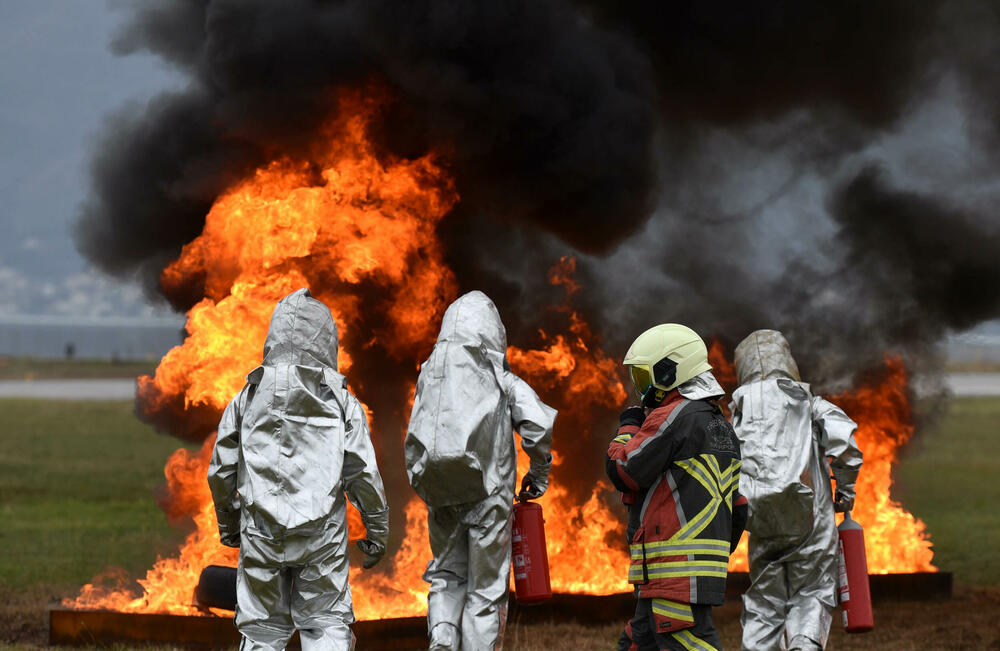 <p>Simulirali udes aviona na slijetanju</p>