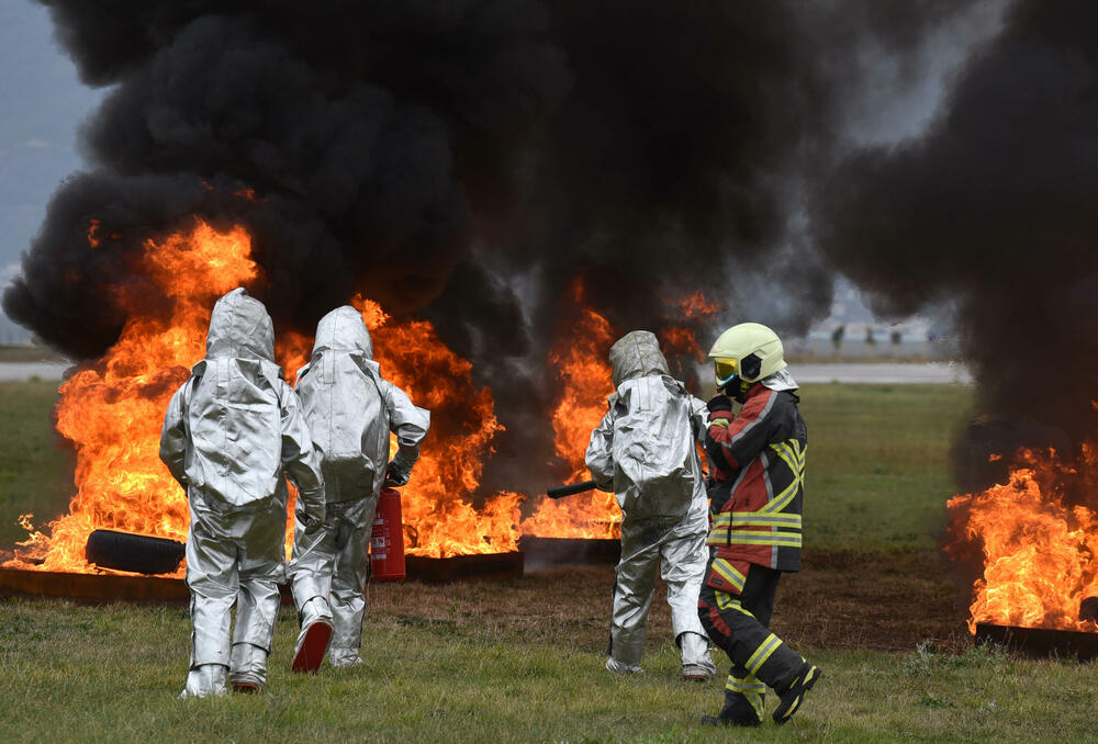 <p>Simulirali udes aviona na slijetanju</p>