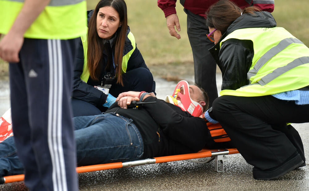 <p>Simulirali udes aviona na slijetanju</p>