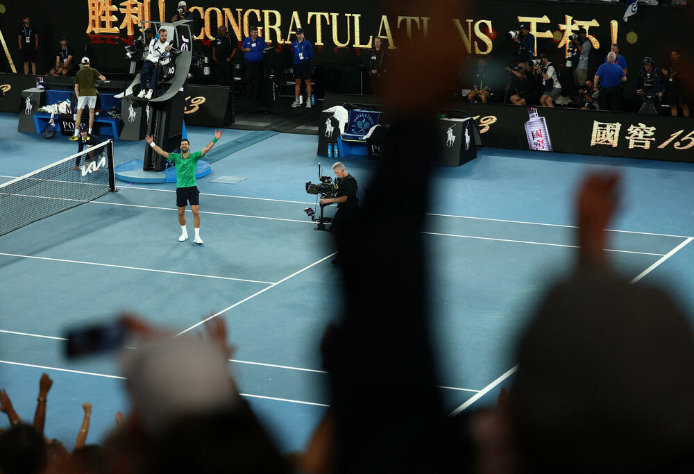 <p>Nakon meča je kazao da mu je ovo možda i najveća pobjeda u Melburnu</p>