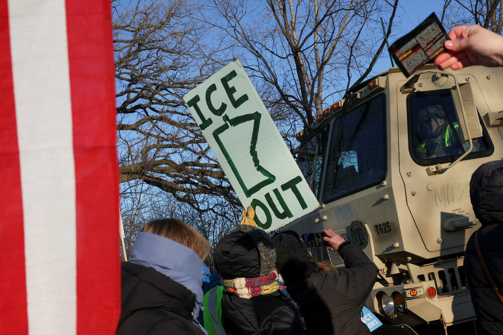Sa protesta u Mineapolisu, Foto: Reuters