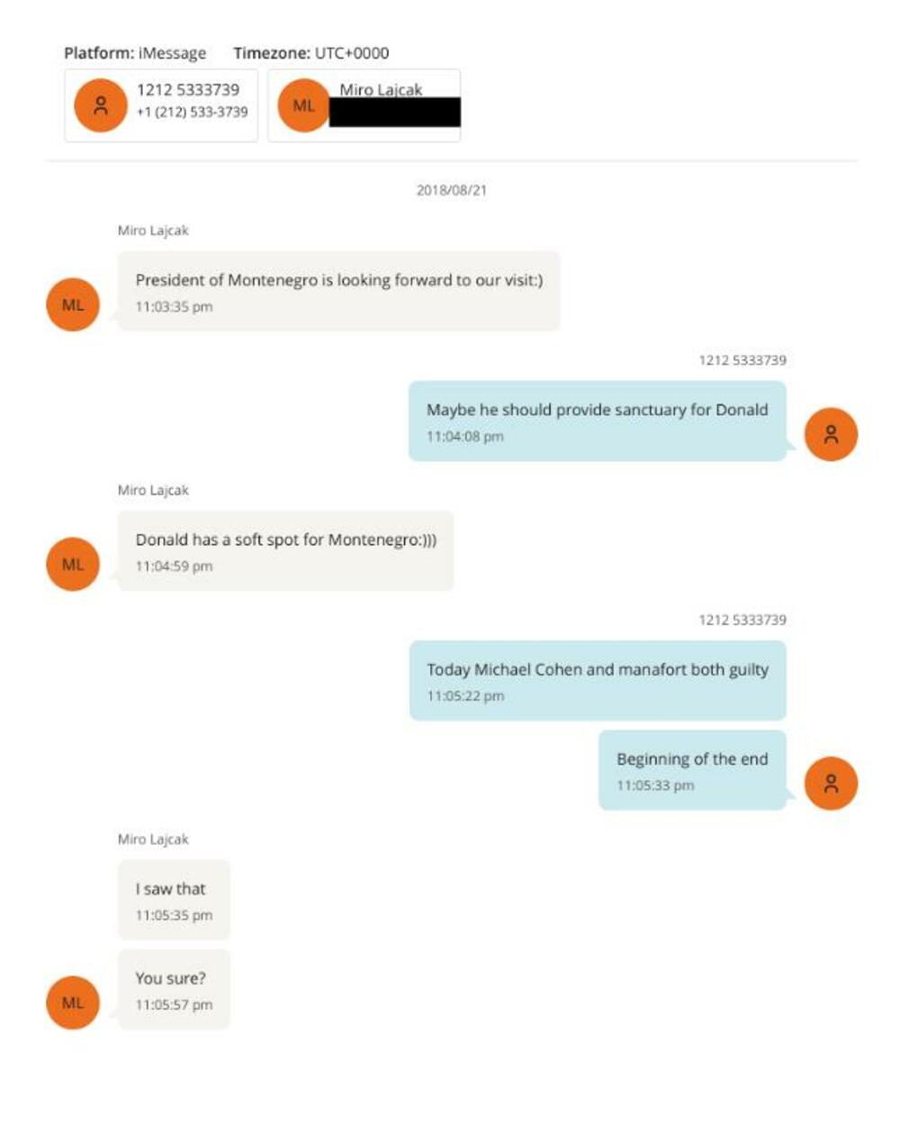 Milo Đukanović, Epstinovi fajlovi