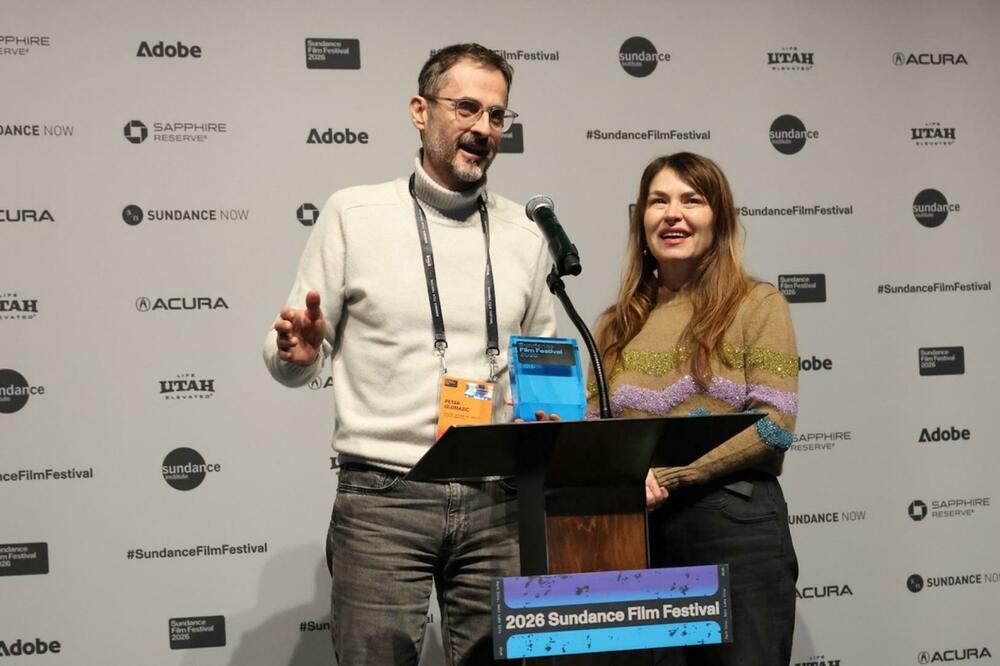 Biljana Tutorov i Petar Glomazić na dodjeli nagrada, Foto: Stephanie Dunn/ Sundance Institute