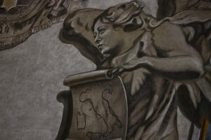 Freska anđela s likom Đorđe Meloni uzburkala Rim