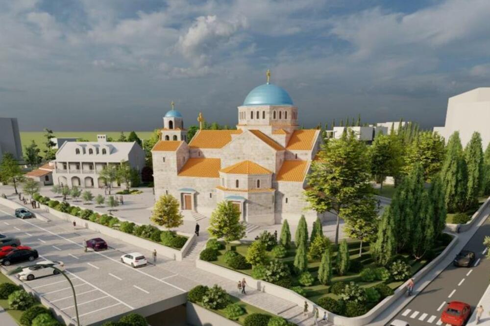 Planirani izgled hrama, Foto: Urbanistički projekat/animacija