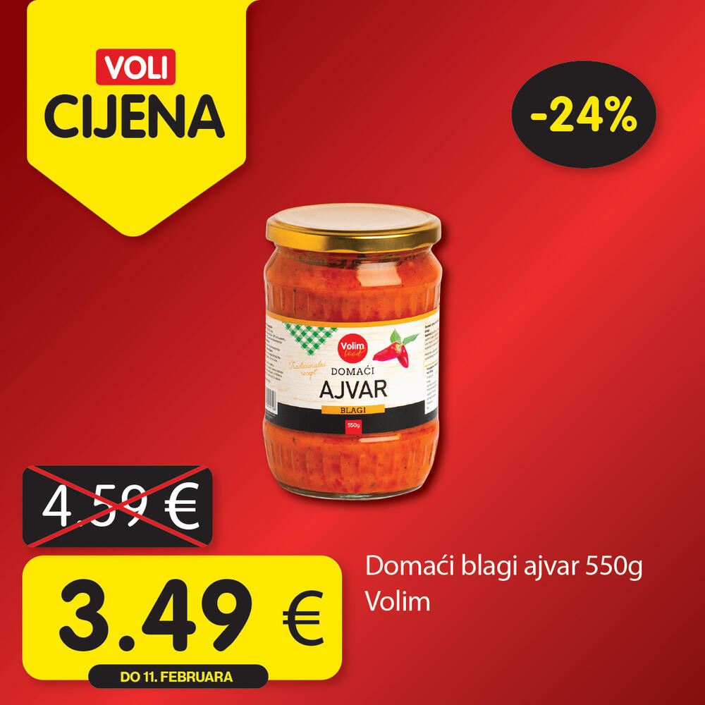<p>Novi krug Voli cijena u svim Voli i Naš diskont marketima vam donosi odlične proizvode po specijalnim cijenama.</p>