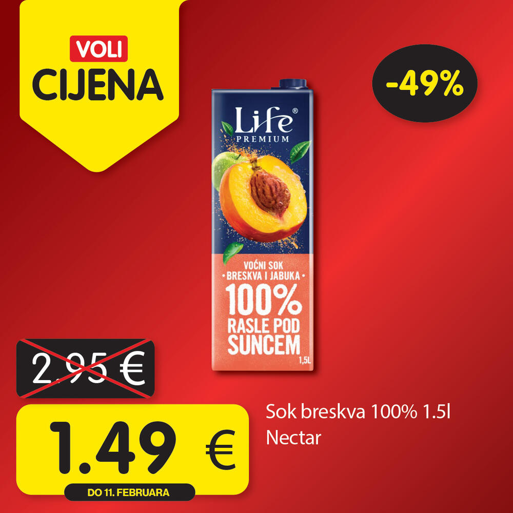 <p>Novi krug Voli cijena u svim Voli i Naš diskont marketima vam donosi odlične proizvode po specijalnim cijenama.</p>