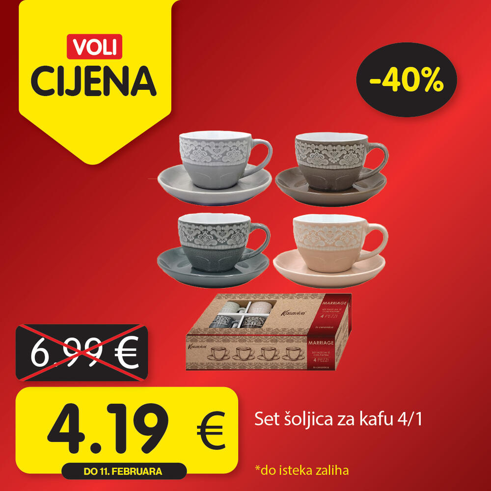 <p>Novi krug Voli cijena u svim Voli i Naš diskont marketima vam donosi odlične proizvode po specijalnim cijenama.</p>