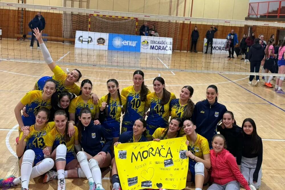 Odbojkašice Morače, Foto: Instagram/zokmoraca