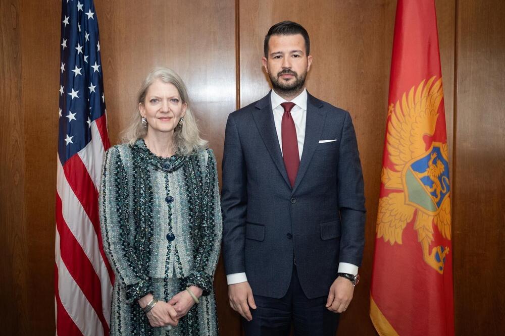 Huker i Milatović, Foto: Kancelarija za odnose sa javnošću predsjednika Crne Gore