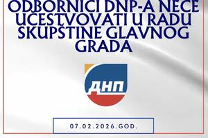 Klub odbornika DNP-a: Nećemo učestvovati u daljem radu Skupštine...