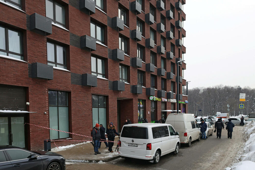 Zgrada ispred koje je pucano na Aleksejeva, Foto: Reuters