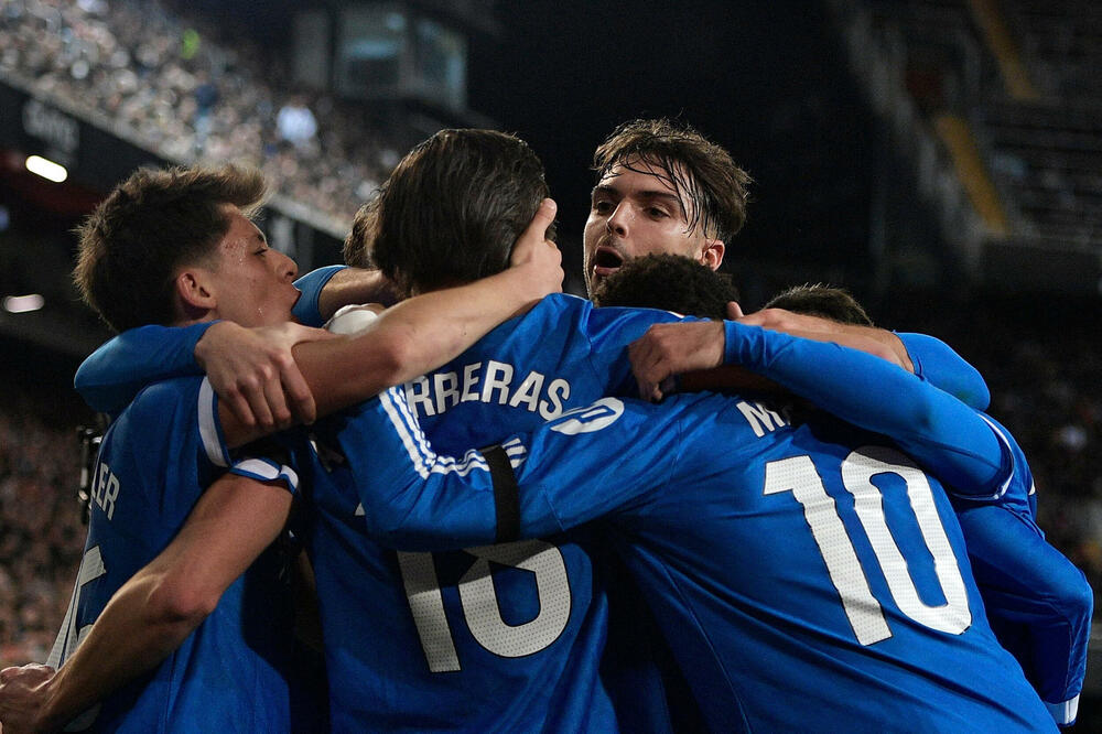 Fudbaleri Reala proslavljaju gol, Foto: Reuters